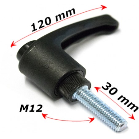spangreep  mannelijk M12 x 30
