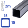 blank vierkante koker 15x15x1,5mm